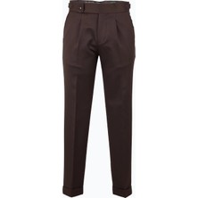 HC MEN CLASSIC Erkek Kahverengi Tek Pile Pantolon