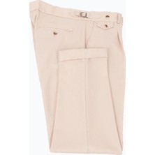 HC MEN CLASSIC Erkek Bej Tek Pile Pantolon