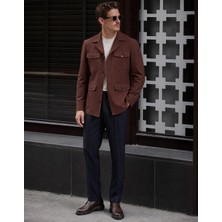 HC MEN CLASSIC Elba Safari Ceket | Kiremit