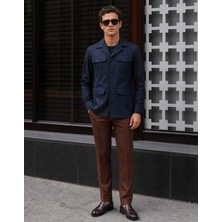 HC MEN CLASSIC Elba Safari Ceket | Lacivert