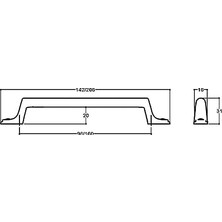 Antik Gümüş Rengi 160 mm Klasik Kulp