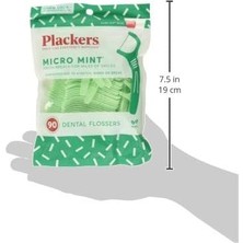 Plackers Mikro Nane Tazeleyici Nefes Alır, Diş Flossers Nane 90