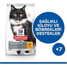 Hills Mature Adult +7 Sterilised Tavuklu 1.5 kg Yaşlı Kedi Maması