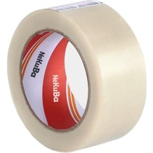 Koli Bandı 6 Adet 45X100 Şeffaf Gergadan En 45MM, Uzunluk Net 100 Metre, Basınca ve Gerilime Dayanıklıdır, 6'lı Paket