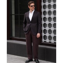 HC MEN CLASSIC Erkek Keten Casual Ceket Modern Fit Siyah Sivri Yaka