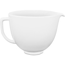 KitchenAid 4,8 L Seramik Kase Yedek Parça Mikser İçin Beyaz Renkli Dayanıklı Tasarım