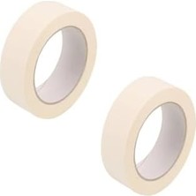 2 Adet Maskeleme Bandı Boya Bandı 24MM x 25M Kağıt Bant
