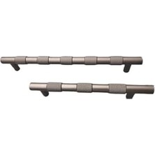 9387 Desenli Modern Kulp Fırçalı Bronz Renk 192 mm Çok Renkli