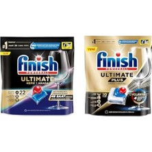 22 Kapsül + Finish Plus 20 Kapsül Bulaşık Makinesi Tableti