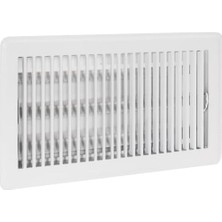 Ez-Flo 61638 Çelik Kayıt Zemin Difüzörü, 6 Inç x 12 Inç, Beyaz