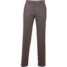 HC MEN CLASSIC Erkek Kahverengi Slim Fit Klasik Pantolon