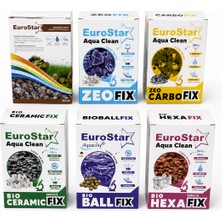Filtre Malzeme Seti - 6 Paket - Bio Ceramc Fix 500ML+BIO Ball Fix 500ML+ Bio Hexa Fix 500ML+MEDICINA Stone 500ML+ZEO Fix 500ML+ZEO Carbo Fix 500ML