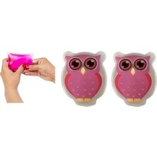 Pembe Cep Sobası,el Isıtıcı,2 Adet Su Torbası Pvc 9cm