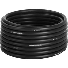 Yağmurlama Sistemi Döşeme Borusu: Fıskiye Sistemi ve Boru Hattı Için Merkezi Besleme Hattı, Alt ve Üst Zemine Döşenebilir, Dış Çap 25 Mm, 50 M Rulo (2701-20), Siyah