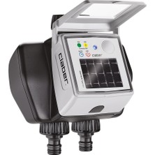 8498 Dual Myaquasolar, 2 Çıkışlı Otomatik Tımer-Sulama Zamanlayıcısı