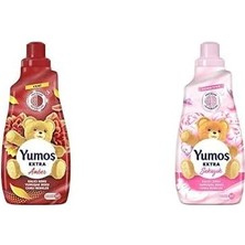 Yumoş Konsantre Çamaşır Yumuşatıcısı 1440 ml ve Yumoş Konsantre Çamaşır Yumuşatıcısı Şakayık 1440 ml