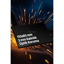 Labor Kaynak Maskesi Camı, TH10, Filtre Camı, Standartlara Uyumlu, Elektrik Kaynağı, Mig, Mag, Tig, Gazaltı ve Argon Kaynakları, Optik Sınıf, Çapak ve Işığa Karşı Koruma (110X80X3 Mm, Adet, 5)