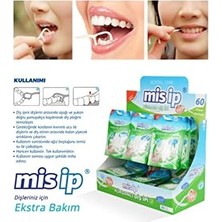 Mis Ip Diş İpi 32 Adet %100 Pamuklu Dayanıklı Diş Sağlığı İçin Özel Tasarım