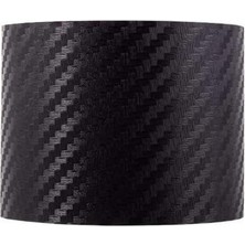 Siyah Karbon Kaplama Şerit Çıta Kaplama Folyosu (10 cm x 3 Metre)