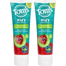 Tom's Of Maine Aptal Çilek Çocuk Anticavity Diş Macunu, 5,1 Ons (2 Paketi)
