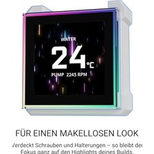 Li Hydroshift Iı Lcd-S 360N Fansız Beyaz Sivi Sogutucu