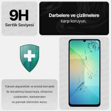 Galaxy A06-A06S Için Ekstra Güçlü Tam Koruma Sağlayan 9h Sertliğinde Leke ve Parmak Izi Tutmayan Hd Görüntü Sağlayan Premium Ekran Koruyucu Kırılmaz Cam (Galaxy A06-A06S)