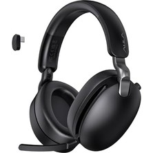 Aula A500 Hybrid Anc 2.4ghz Kablosuz ve Bluetooth 5.4 Aux Mikrofonlu Kulak Üstü Kulaklık Siyah