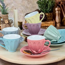 Soft Çay Fincan Takımı 12 Parça 6 Kişilik