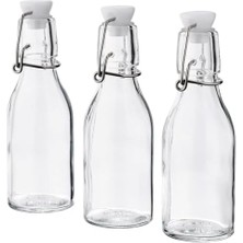 Su Şişesi, Cam, 15 Cl, 3 Adet