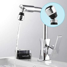 Döner Musluk Havalandırıcı, 360 Derece Döner Musluk Havalandırıcı, Deluxe Mutfak Bataryası Püskürtücü, Su Tasarruflu Bubbler Basınçlı Musluk Filtresi Mutfak Banyo Için Evye Aksesuarları