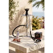 Gökkuşağı Nargile Kyoto %100 Çelik Nargile Takımı Büyük Boy Premium Paket (Mükemmel Duman PERFORMANSI)(%100 Çelik)