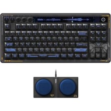 8bitdo Retro 87 Mekanik Klavye, Çalışırken Değiştirilebilir Kailh Anahtarları, Rgb Arka Işık, Programlanabilir Düğmeler, Windows ve Için Kablosuz 2.4g/bluetooth/usb-C - Mecha Break: Panter