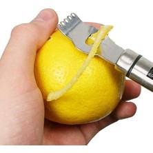 -Narenciye Portakal Limon Kabuk Çizici Sıyırıcı Soyucu Rende