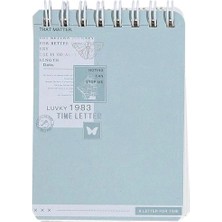Colornote Papirüs Papirüs K425 SA7-129 Üstten Spiralli Karton Kapak A7 Çizgili - Tekli