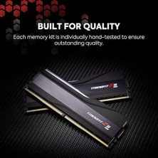 48GB G.skill Ddr5 Trident Z5 Rgb 8000MHZ CL40 1.35V Çift Kanallı Kit 2x 24GB Siyah