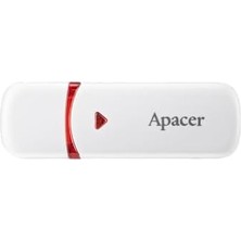Apacer AH333 64GB USB Flash Bellek A Tipi 2.0 Siyah - USB Bellek (64 Gb, USB Tip A, 2.0, Kapak, 7,8 G, Siyah)
