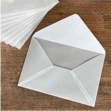 Beyaz Transparan Zarf, 13X18 cm 5 Adet