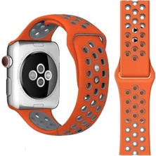 - ile Uyumlu 44/45/46/49MM Kordon Delikli Spor Kordon 2/3/4/5/6/se/7/8/9/10/11/ultra