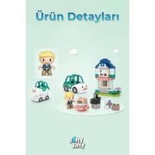 Loz Junior Serisi Doğum Günü Partisi 60 Parça Dekoratif Oyuncak Yapım Seti Yapı Blok FFLZ-6004