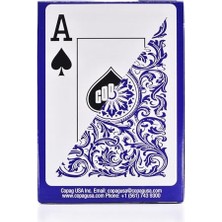 Copag %100 Plastik Oyun Kartları, Poker Boyu Endeks Tek Deste, Mor