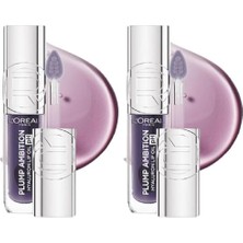 L'oreal Cosmetics Plump Ambition Hyaluron Lip Oil Ph Dudak Parlatıcısı - 116 (2 Paketi)