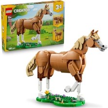 Creator 3'ü 1 Arada Güzel At 31166-9 Yaş ve Üzeri Doğa ve Hayvan Tutkunu Çocuklar Için Ayı, Geyik Veya At Olarak Inşa Edilebilen Yaratıcı Oyuncak Yapım Seti, Karne Hediyesi Fikri (685 Parça)