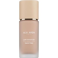 Alix Avien Kırışıklık Karşıtı Nemlendirici SPF30 Parlak Bitişli Fondöten Care Enhancer 806 Pale Apricot