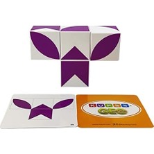 Geo Jr. Manyetik Görsel Zeka Küpleri (40 Geometrik Şekil Kartı - Mıknatıslı Küpler)