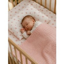 Mrvhome Bebek ve Çocuk Pike Takımı Pudra Star