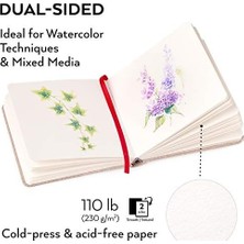 Arteza Eskiz Defteri, 3'lü Paket, Her Biri 88 Sayfa, 13,5 x 12,5 Cm, Bej Kitabı, Ciltli Kapak 110LBS/230 Gsm Defter