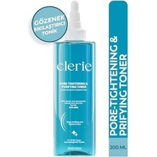 Clerie Aha Bha Tonik – Gözenek Sıkılaştırıcı ve Siyah Nokta Karşıtı Peeling Etkili Yüz Toniği –%3 Aha Bha, Niacinamide, Çay Ağacı ve Aloe Içeren Arındırıcı Formül