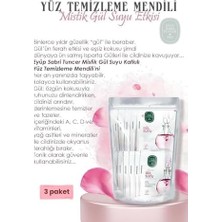 Mistik Gül Suyu 90'lı Yüz Temizleme Mendili ve Pamuk Hediyeli
