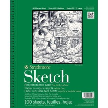 Strathmore 400 Serisi Recycled Sketch Defteri 22.5 * 30 cm 100 Yaprak