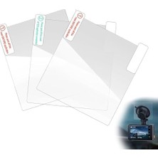 3 x Şeffaf Anti-Statik Filmler, Ön Cama Yapışır, Tüm Dashcam ile Uyumludur